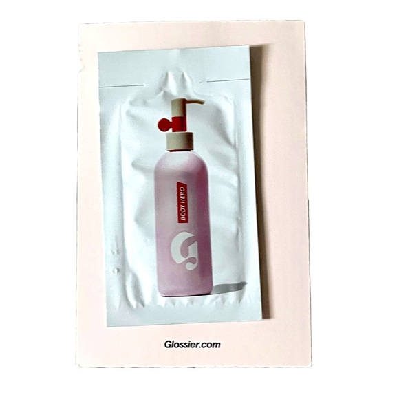 NWT Glossier sample Future Dew + body wash & pink bubble wrap - Picture 3 of 3